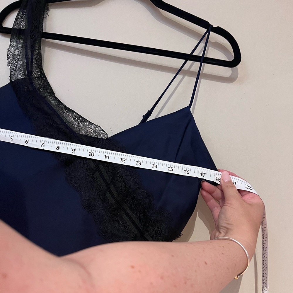 House of Harlow 1960 Navy and Black Lace Slip Dress - Picture 6 of 7